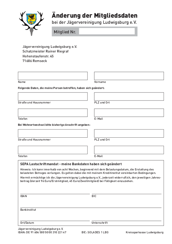 Änderung der Mitgliederdaten pdf-preview